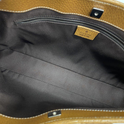 Gucci Tote GG Canvas Brown Silver — view 4