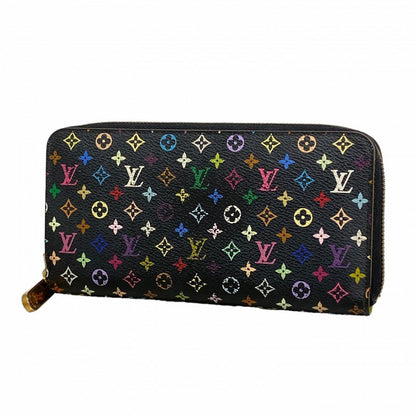 Louis Vuitton Wallet Monogram Multicolor Zippy Noir Pistache
