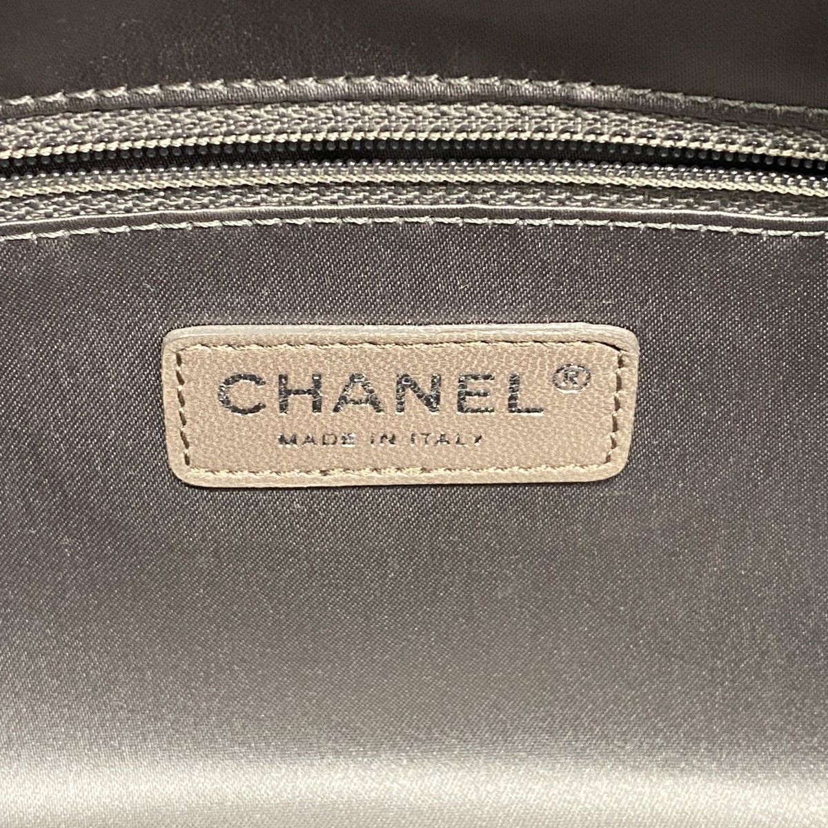 Chanel Shoulder Bag Quilted Nylon Light Blue Silver — view 5