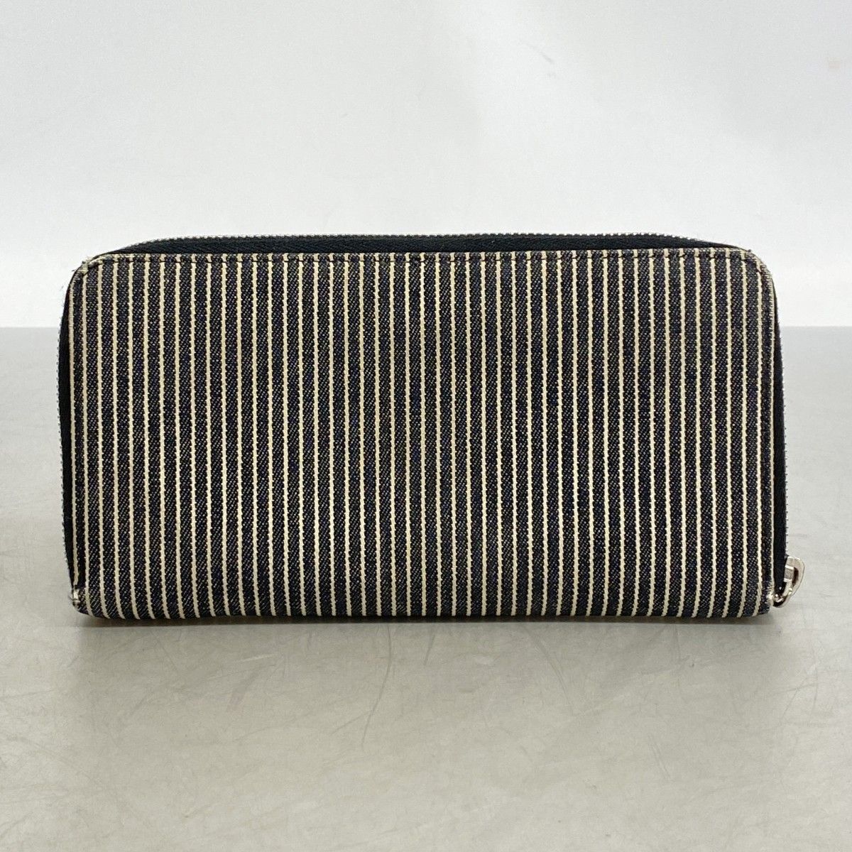 Chanel Wallet Denim Black Silver — view 8