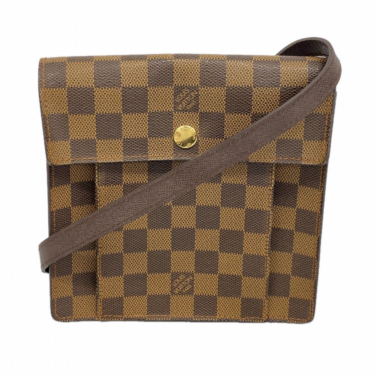 Louis Vuitton Shoulder Bag Damier Pimlico Ebene