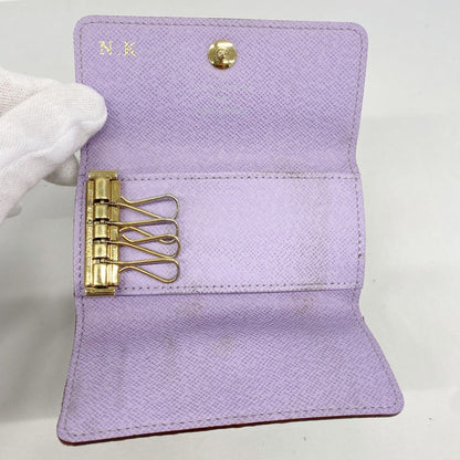 Louis Vuitton Key Case Monogram Multicolor Multicles 4 Noir Violet Key Holder — view 3