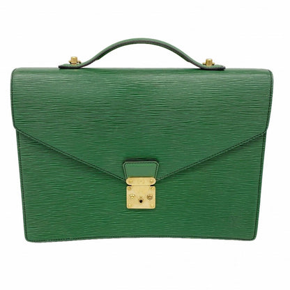 Louis Vuitton Briefcase Epi Porte Documents Bandouliere Borneo Green