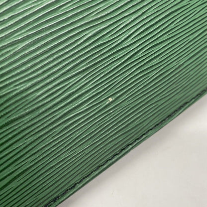 Louis Vuitton Briefcase Epi Porte Documents Bandouliere Borneo Green — view 9