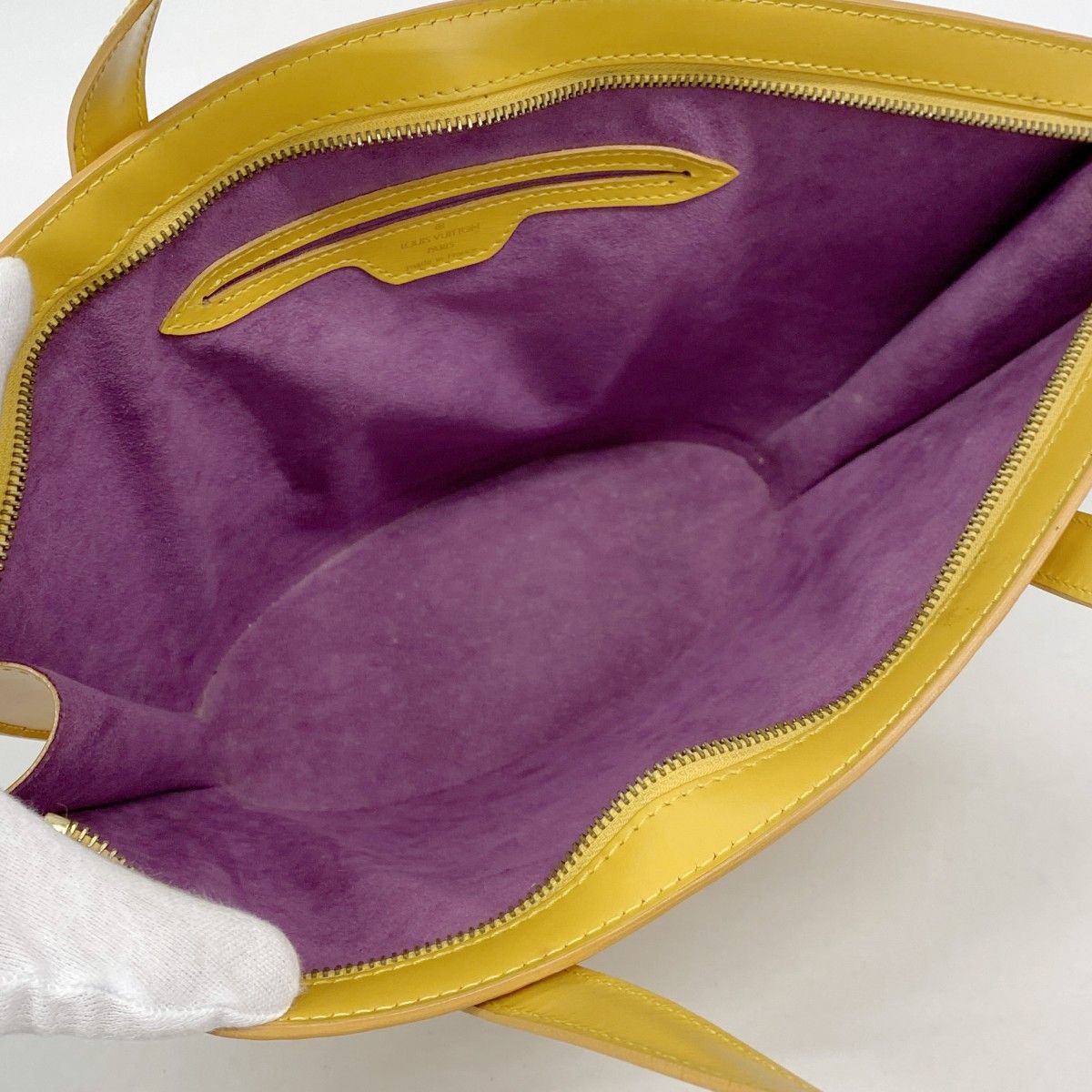 Louis Vuitton Handbag Epi Saint Jacques Jaune — view 4