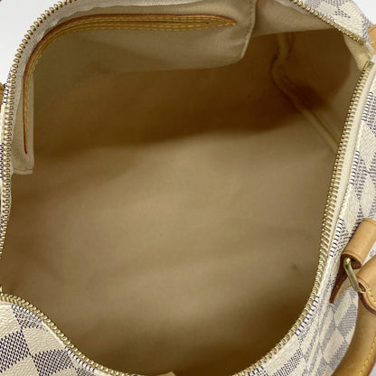 Louis Vuitton Handbag Damier Azur Speedy 30 White — view 4