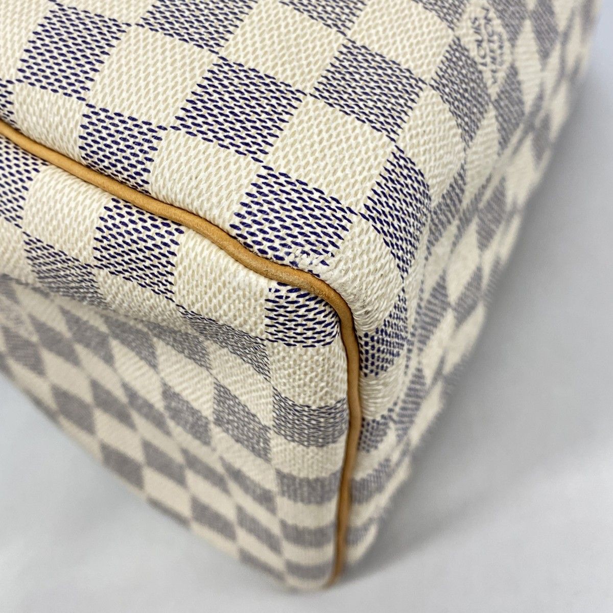 Louis Vuitton Handbag Damier Azur Speedy 30 White — view 6