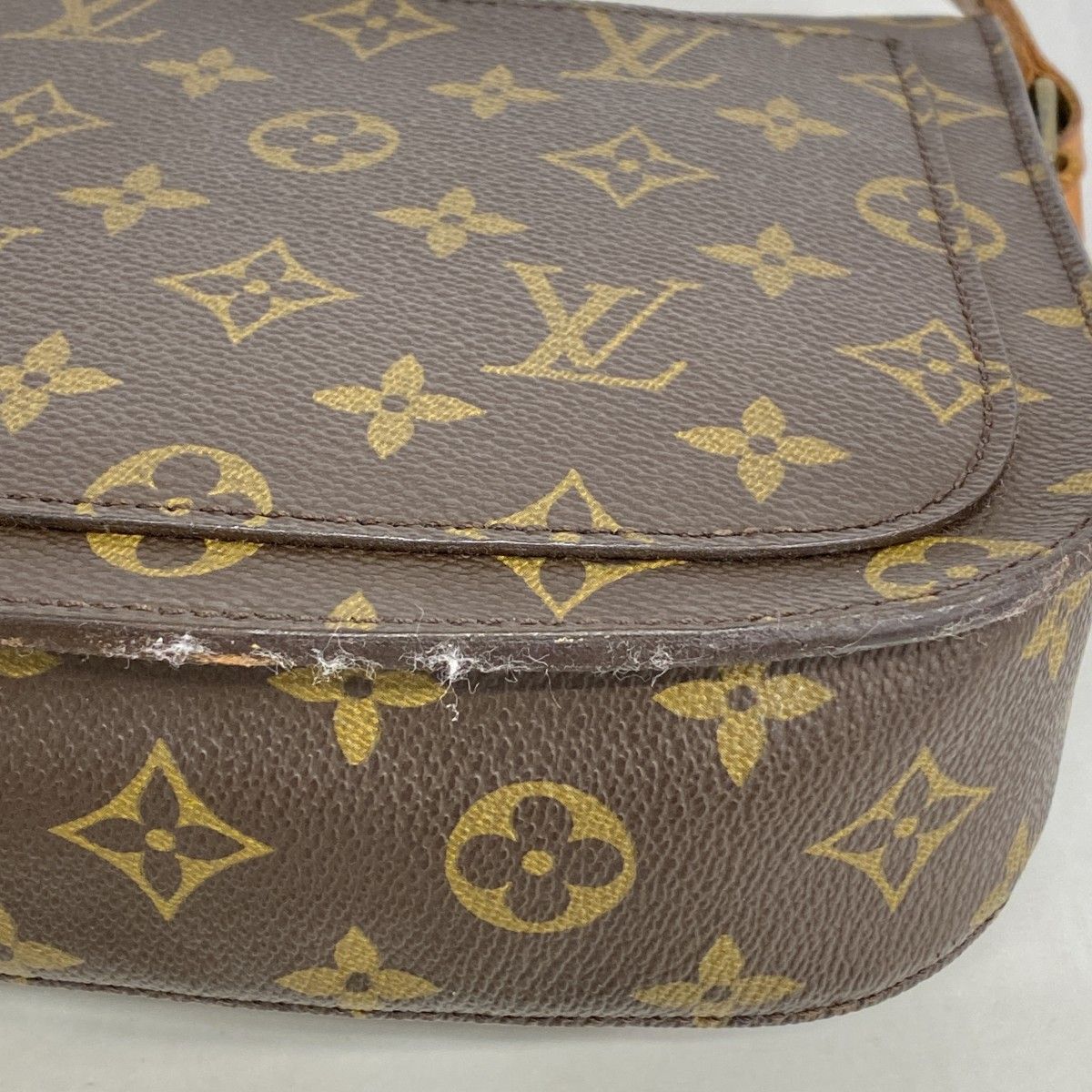 Louis Vuitton Shoulder Bag Monogram Saint Cloud PM Brown — view 7