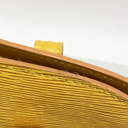 Louis Vuitton Shoulder Bag Epi Lussac Jaune — view 7