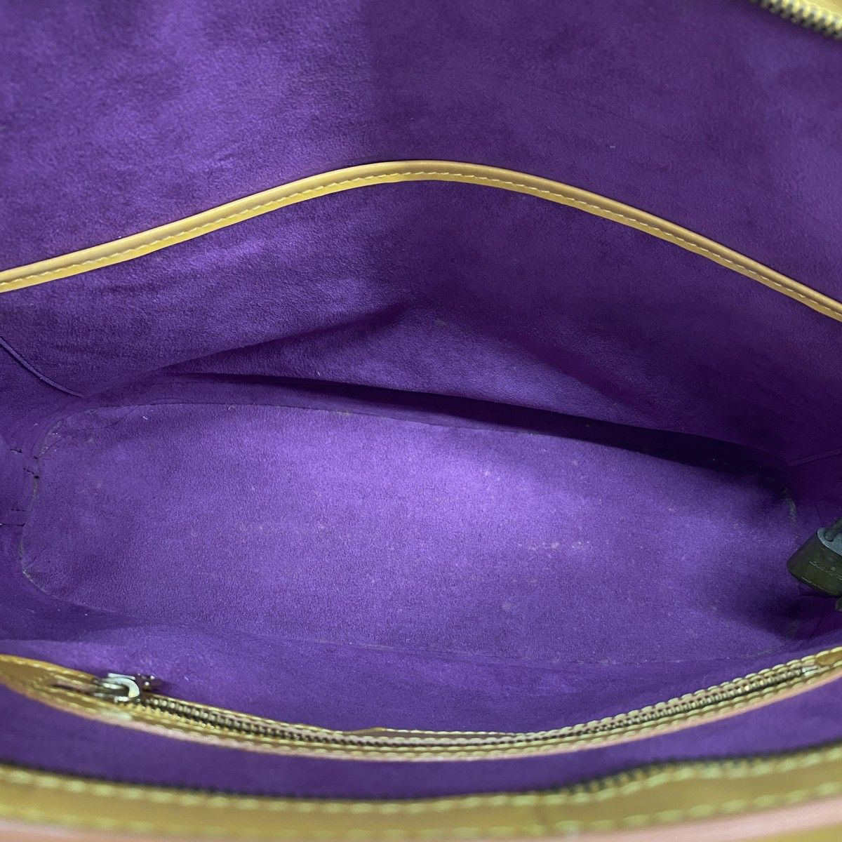 Louis Vuitton Shoulder Bag Epi Lussac Jaune — view 4