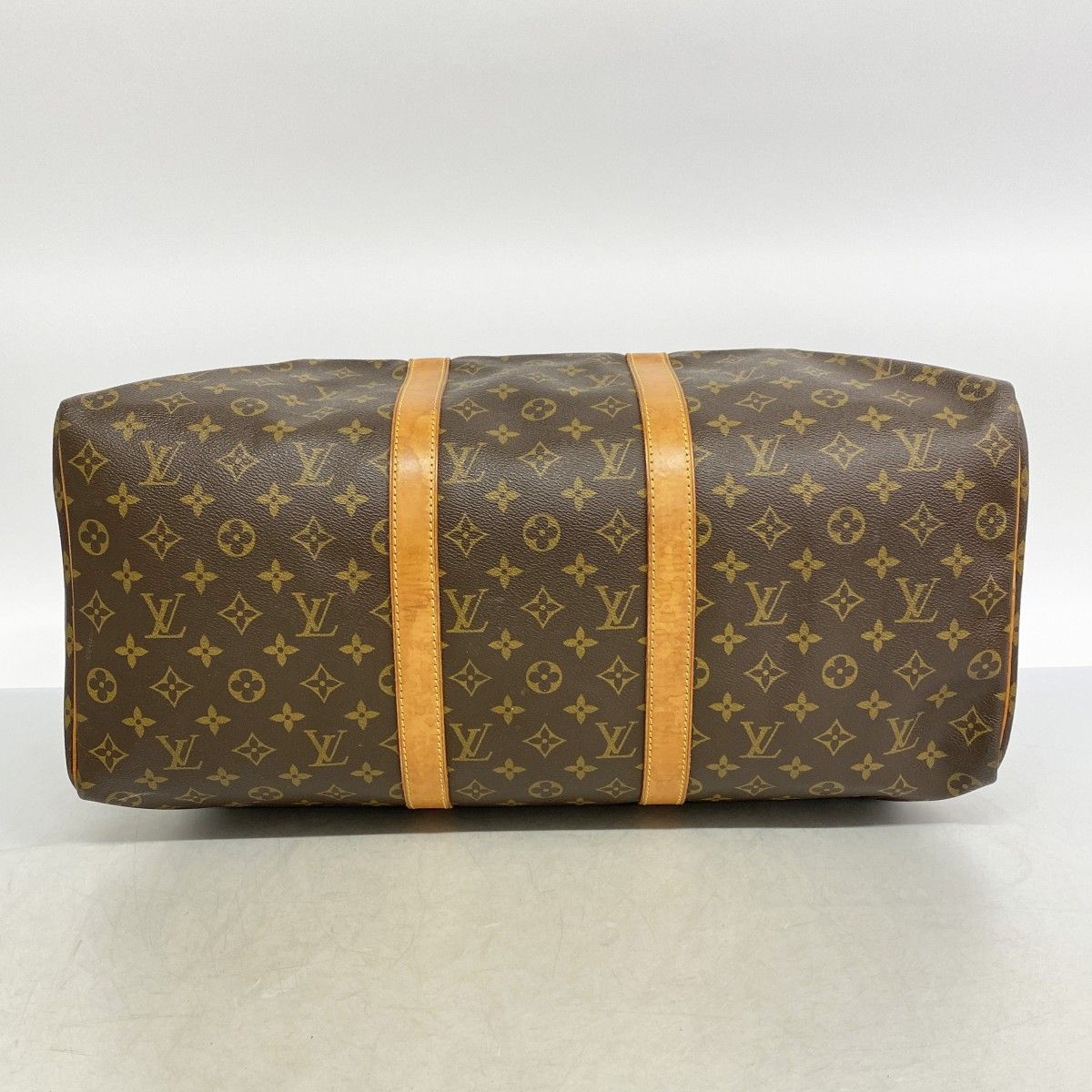 Louis Vuitton Boston Bag Monogram Keepall 50 Brown — view 3