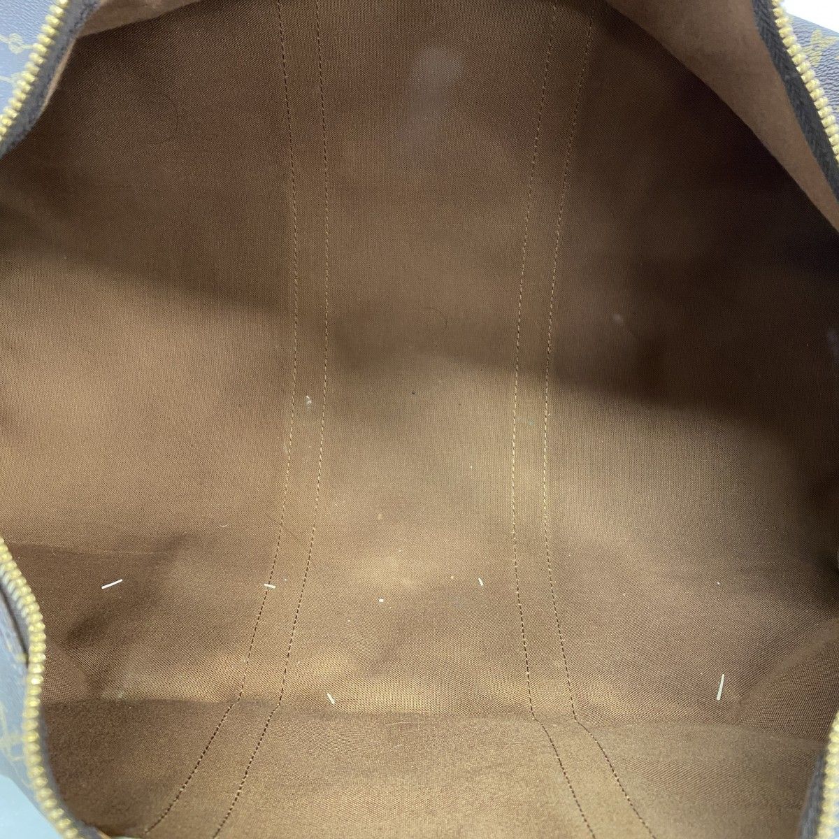 Louis Vuitton Boston Bag Monogram Keepall 50 Brown — view 4