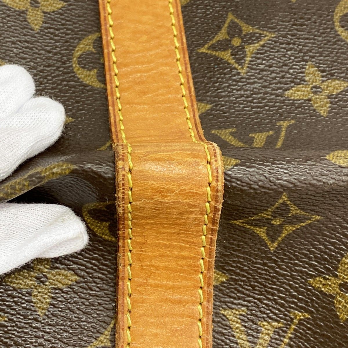 Louis Vuitton Boston Bag Monogram Keepall 50 Brown — view 7