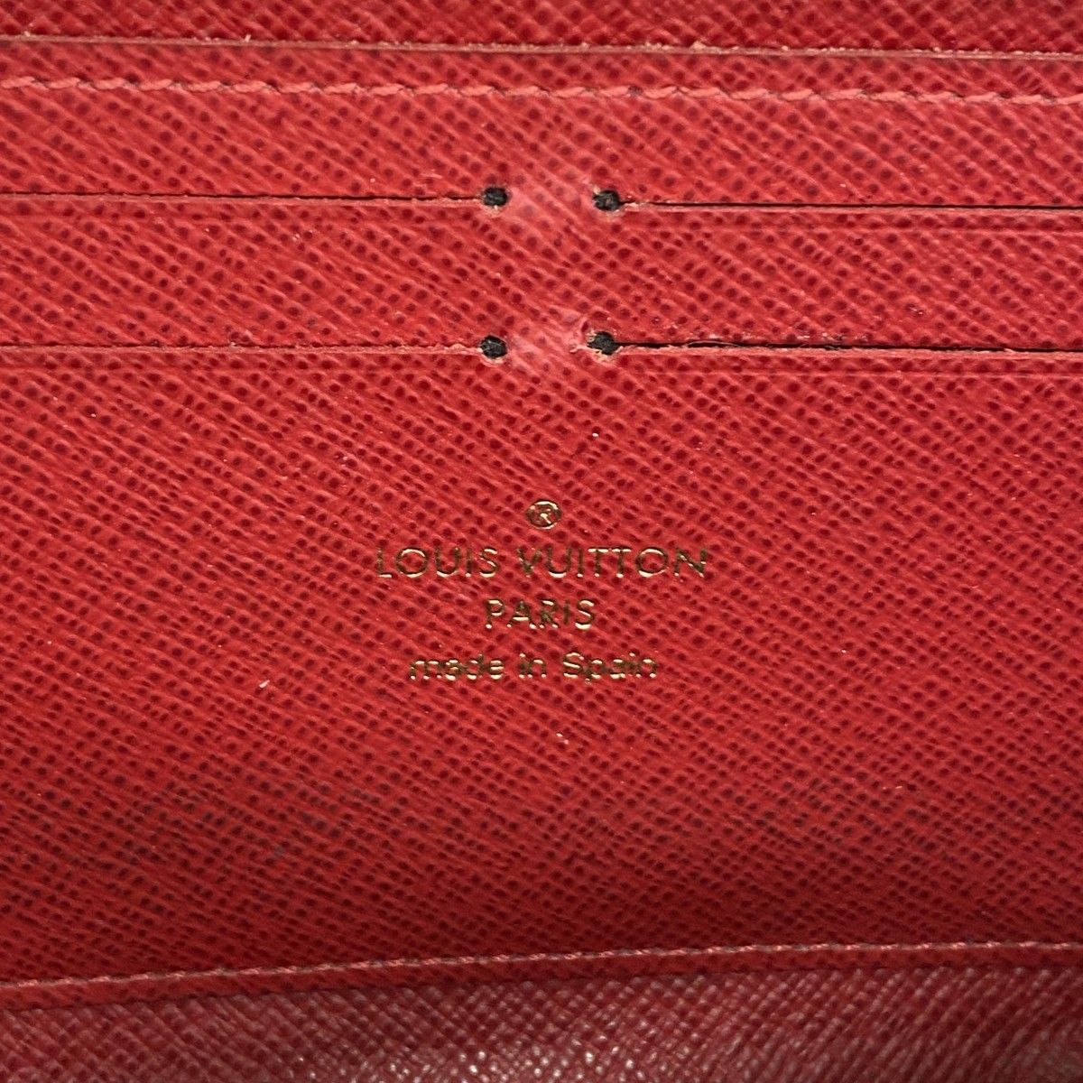 Louis Vuitton Wallet Damier Portefeuille Clemence Brown Cerise — view 4