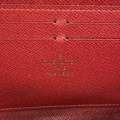 Louis Vuitton Wallet Damier Portefeuille Clemence Brown Cerise — view 4