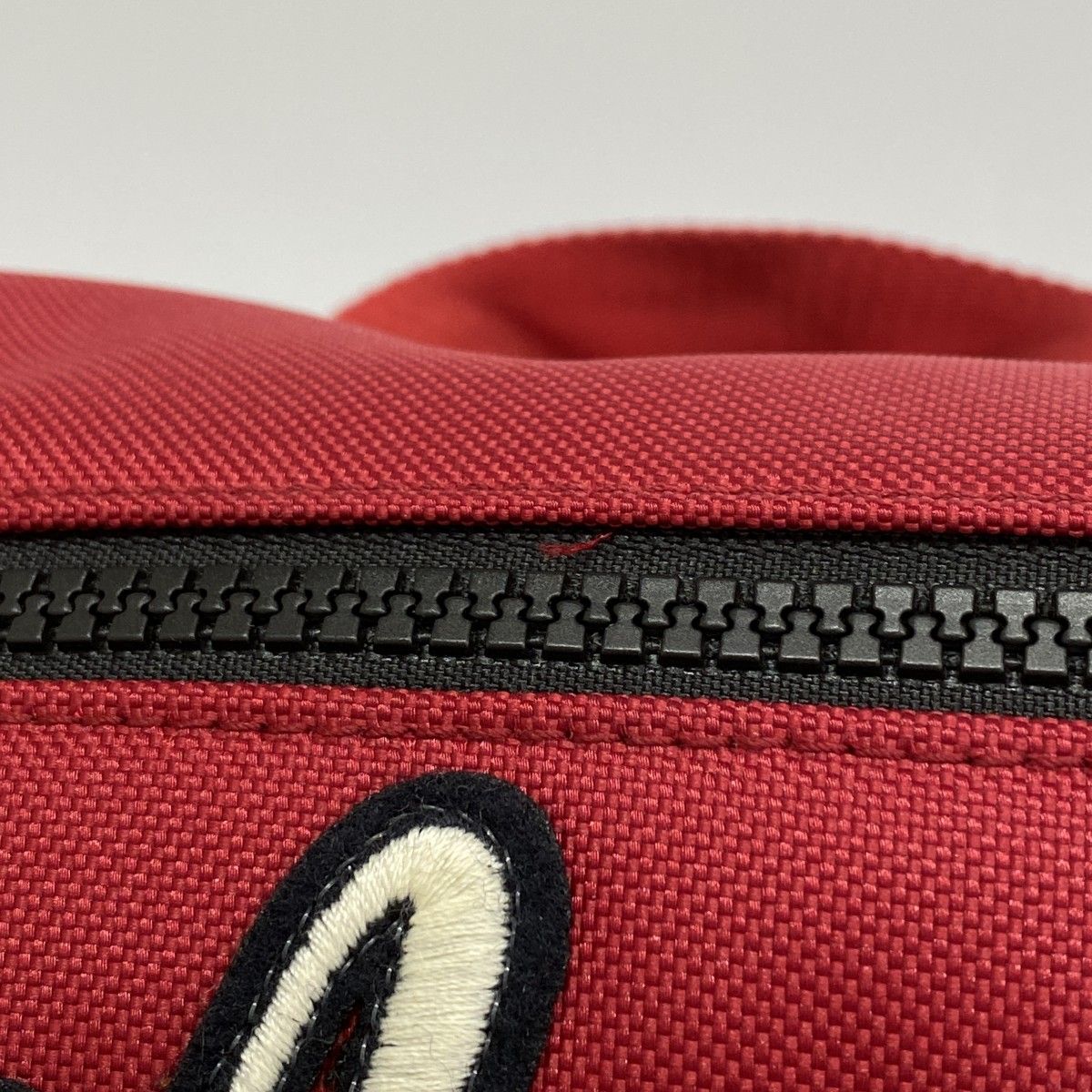 Gucci Backpack Embroidery Taiga Nylon Red Silver — view 7