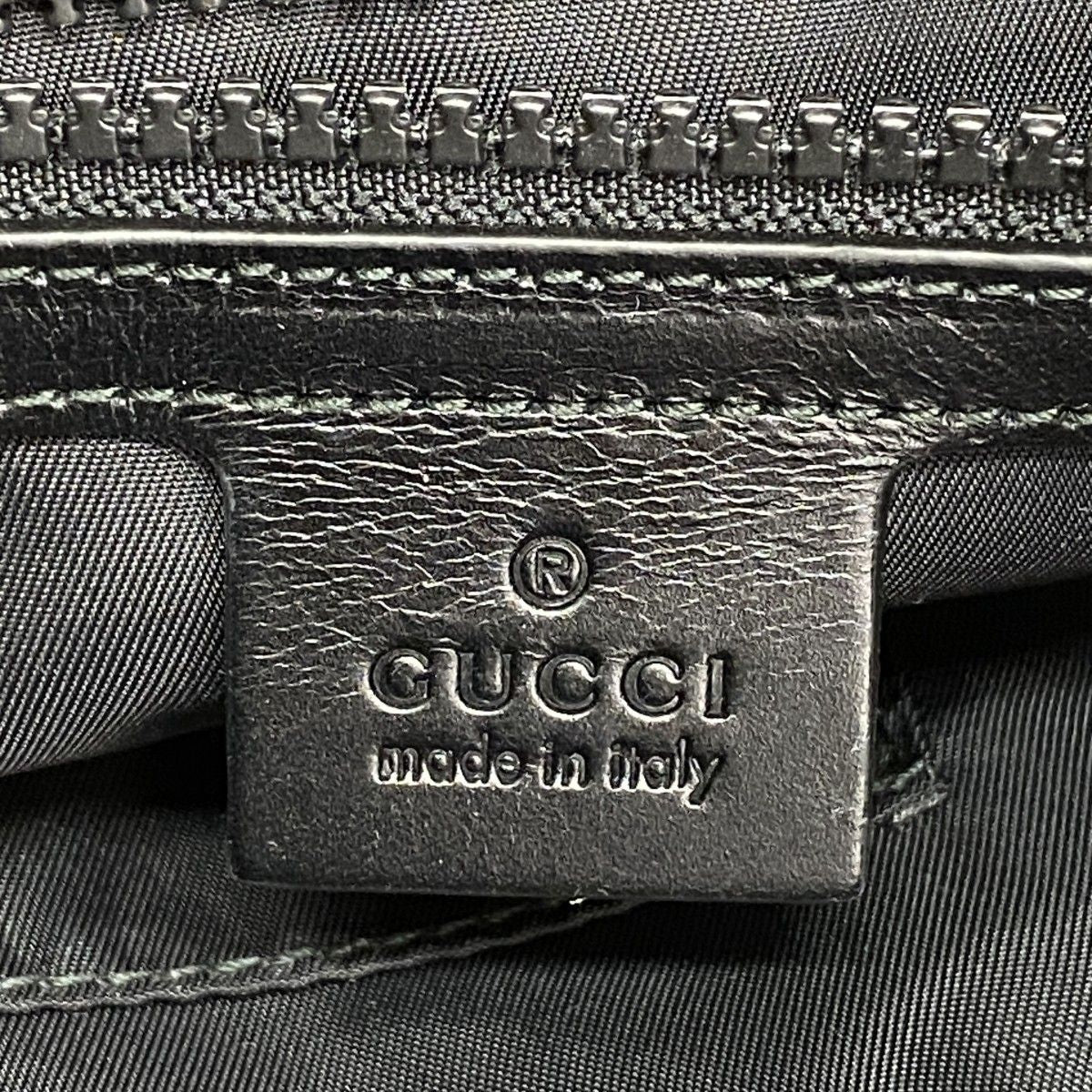 Gucci Backpack Embroidery Taiga Nylon Red Silver — view 5