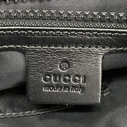 Gucci Backpack Embroidery Taiga Nylon Red Silver — view 5