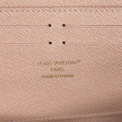 Louis Vuitton Wallet Damier Azur Portefeuille Clemence White Rosevalerine — view 4