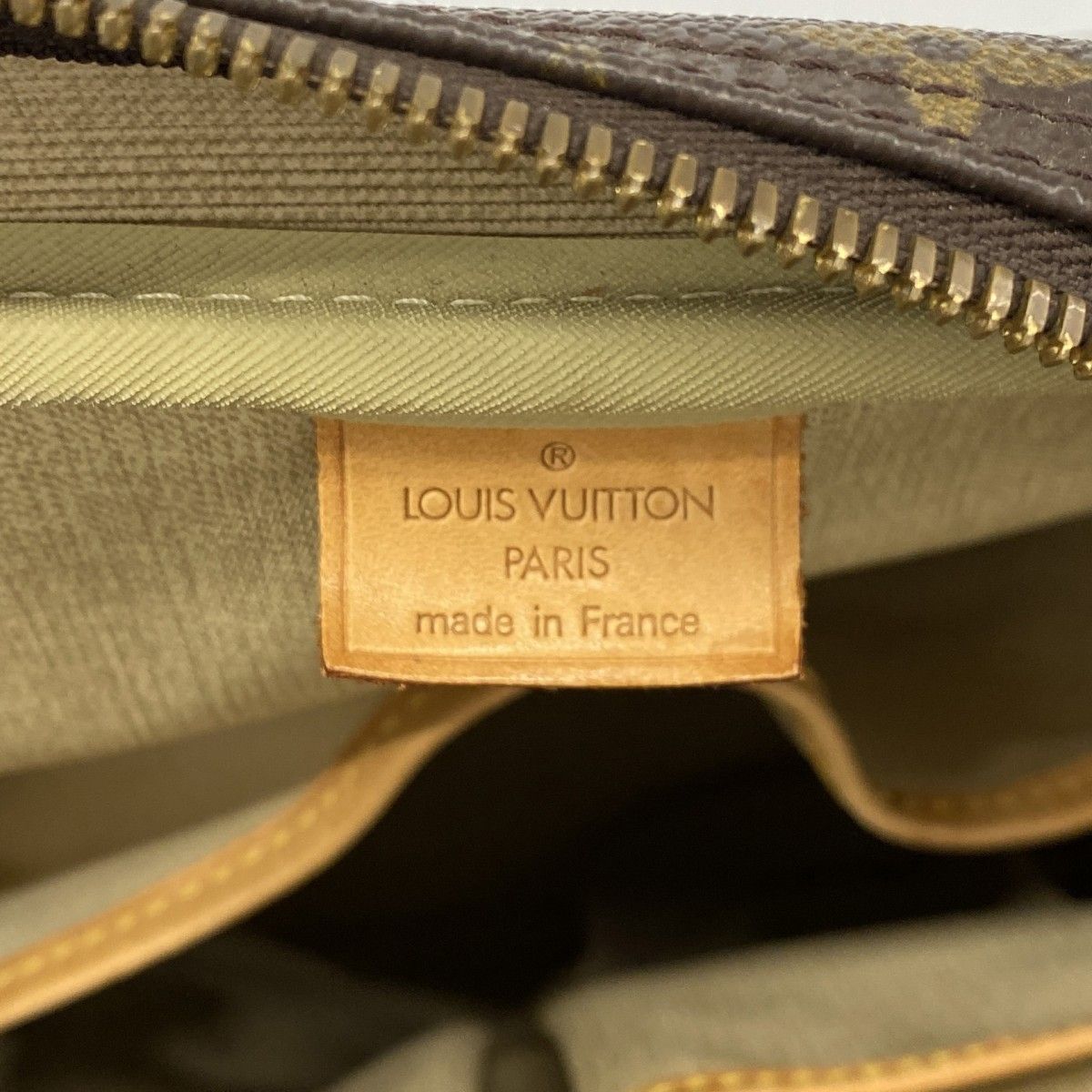 Louis Vuitton Handbag Monogram Deauville Brown — view 5
