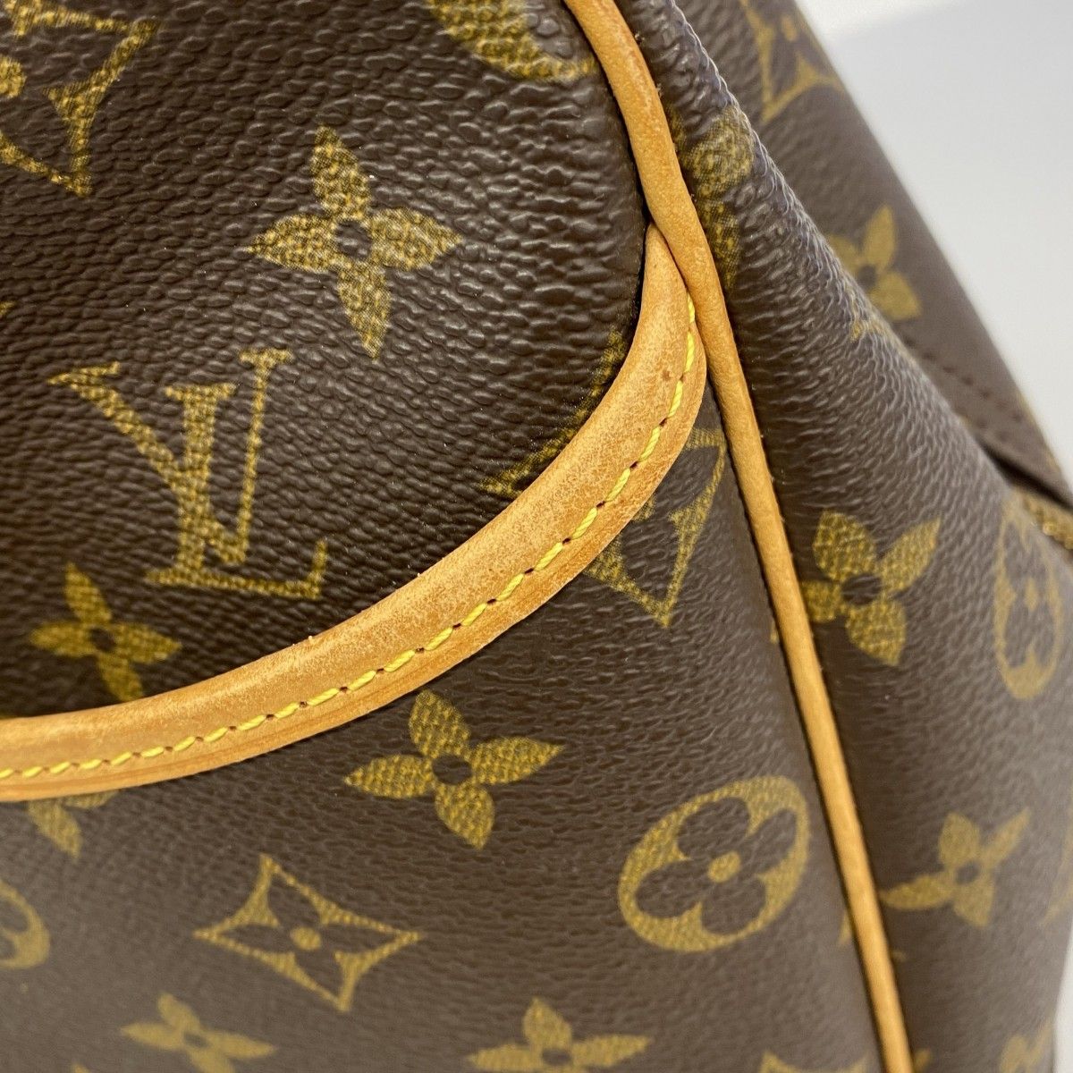 Louis Vuitton Handbag Monogram Deauville Brown — view 7
