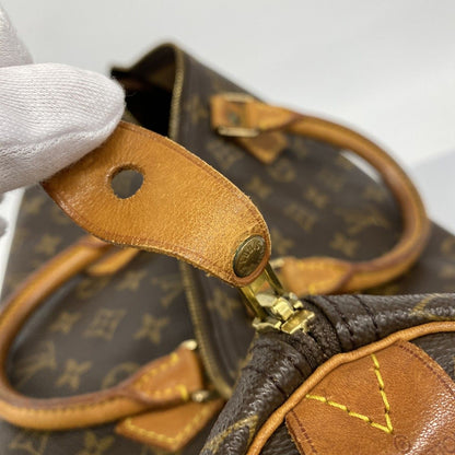 Louis Vuitton Handbag Monogram Speedy 40 Brown — view 9