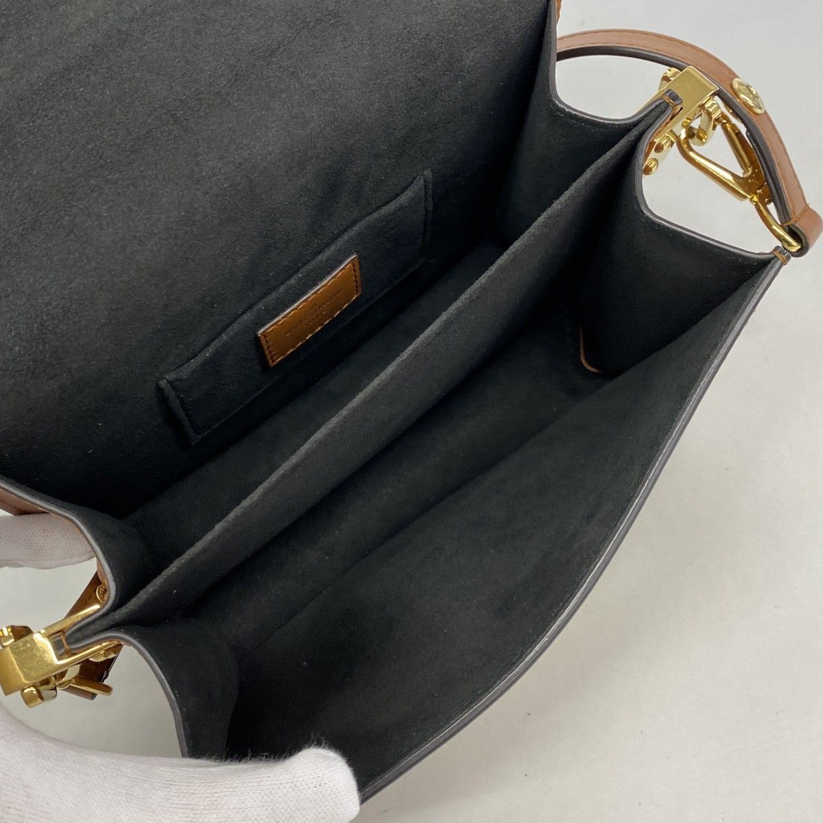 Louis Vuitton Shoulder Bag Monogram Reverse Dauphine Mini Brown — view 4