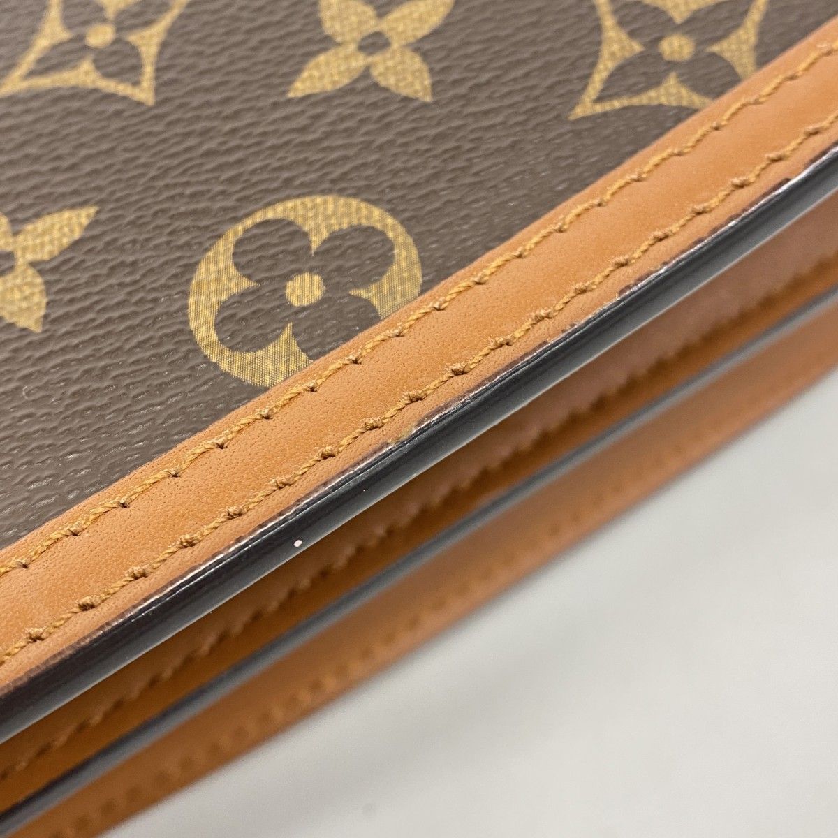 Louis Vuitton Shoulder Bag Monogram Reverse Dauphine Mini Brown — view 6