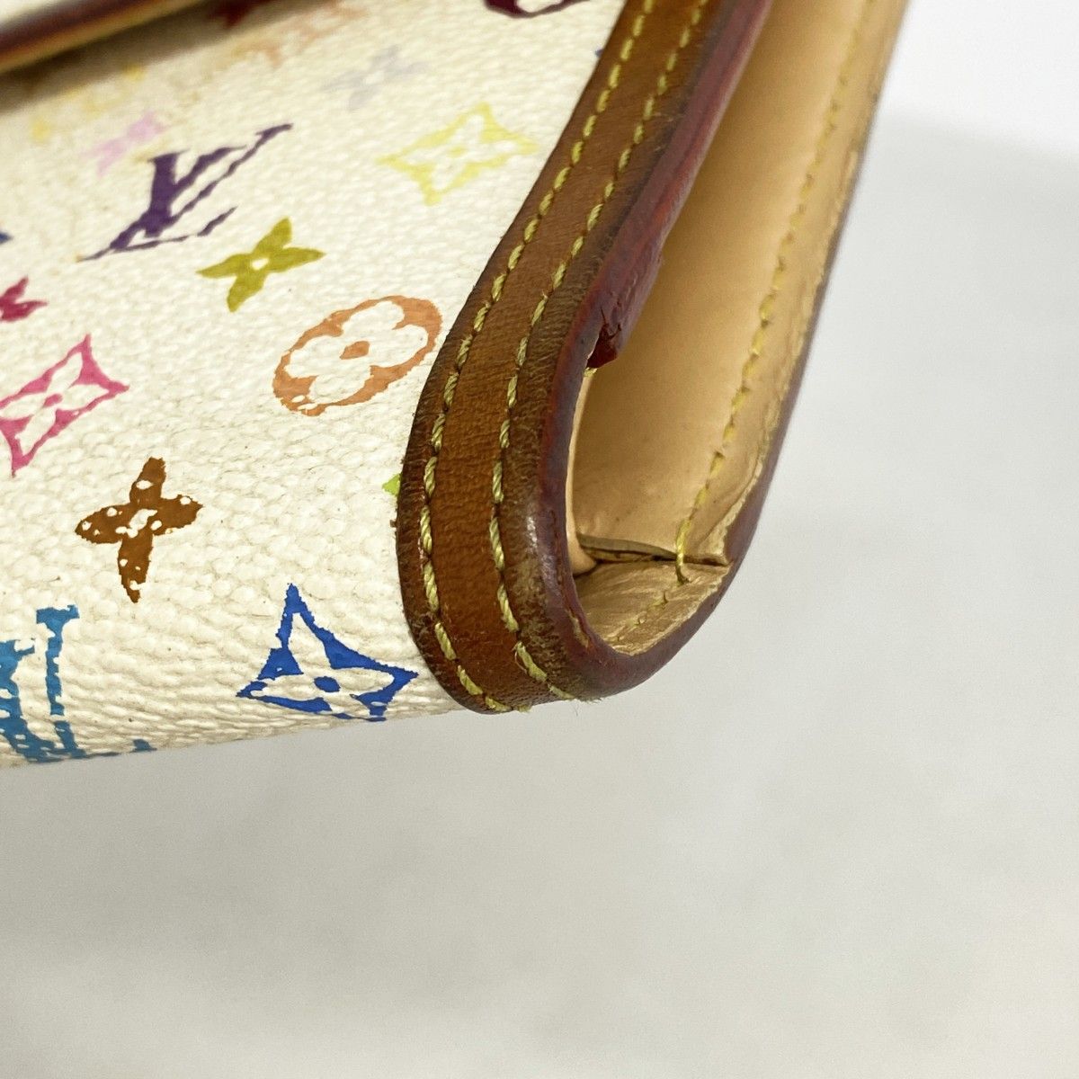 Louis Vuitton Trifold Wallet Monogram Multicolor Porte Tresor International — view 6