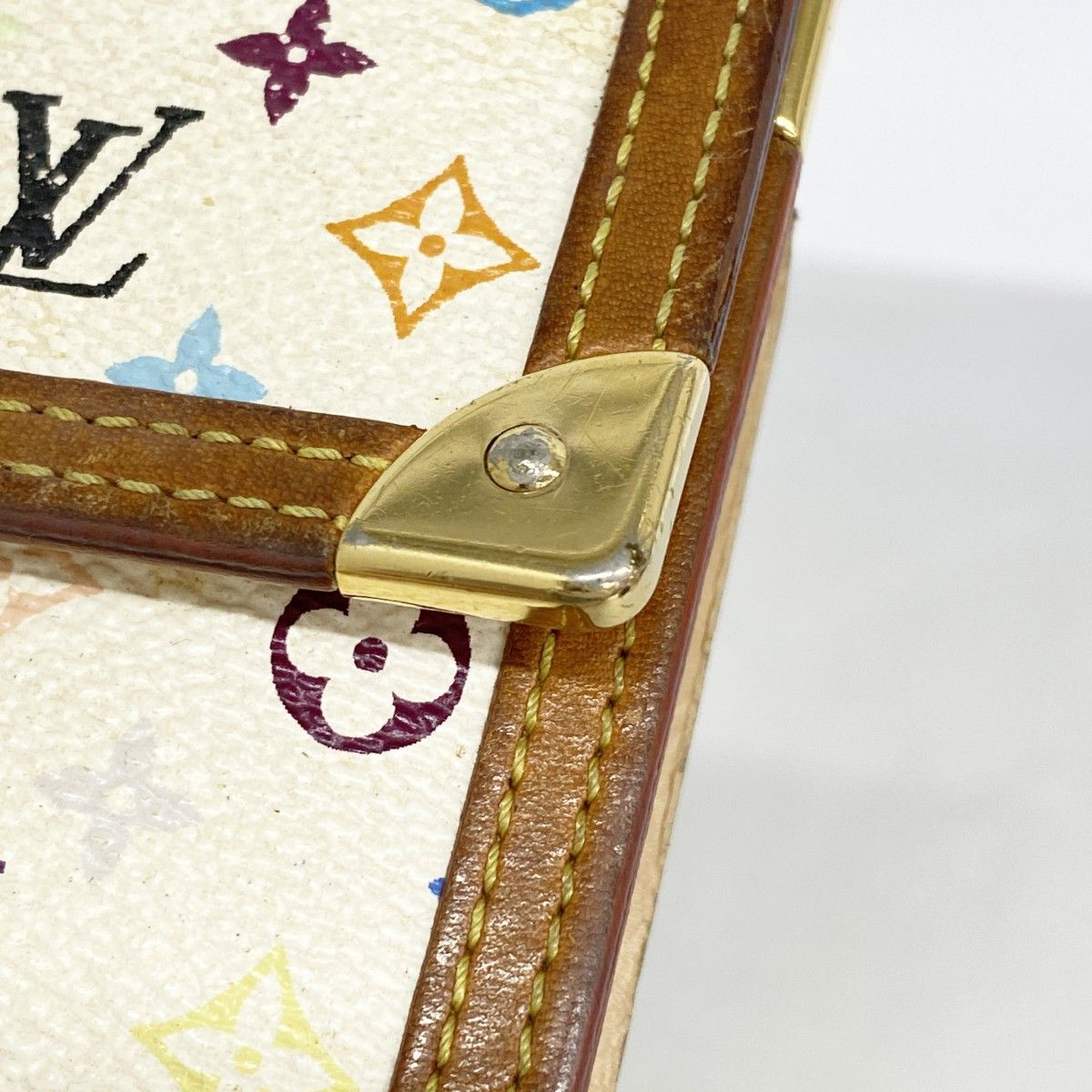 Louis Vuitton Trifold Wallet Monogram Multicolor Porte Tresor International — view 7