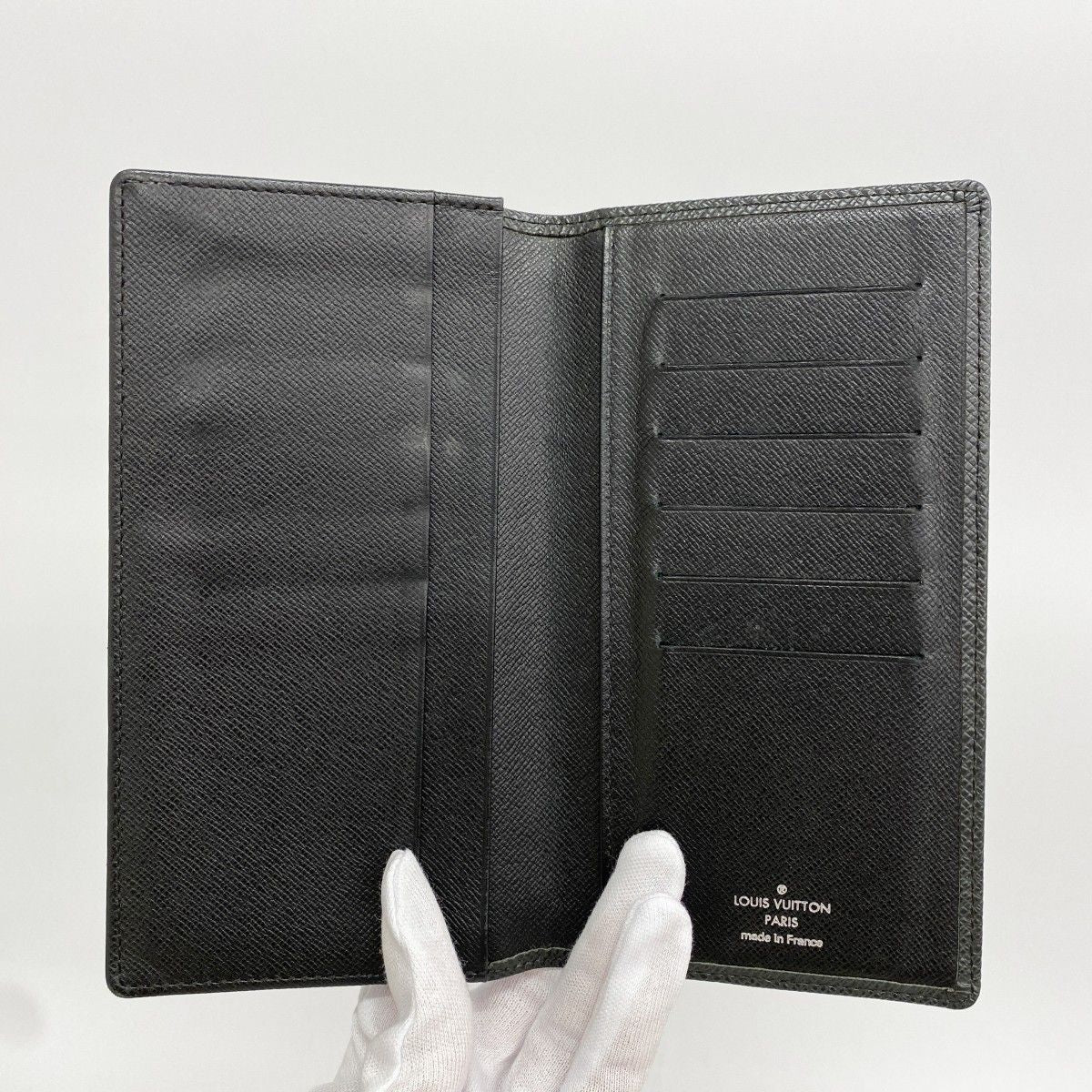 Louis Vuitton Long Bill Holder Taiga Card Cles Ardoise — view 3
