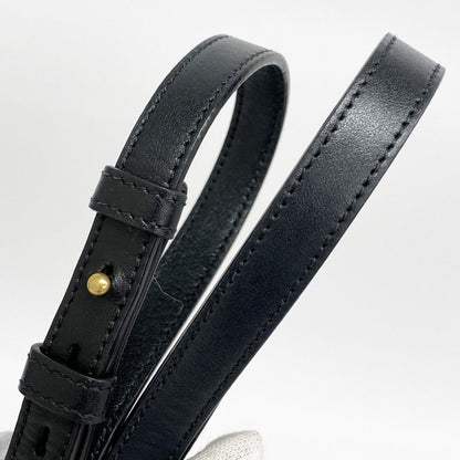 Gucci Shoulder Bag GG Marmont Leather Black Gold — view 8