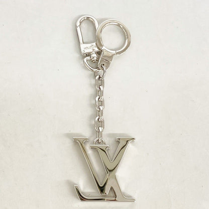 Louis Vuitton Key Holder Charm Porte Cles Initial LV Silver — view 5