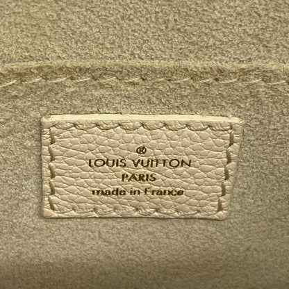 Louis Vuitton Handbag Monogram Empreinte Bicolor Petite Sac Plat Cream Saffron — view 5