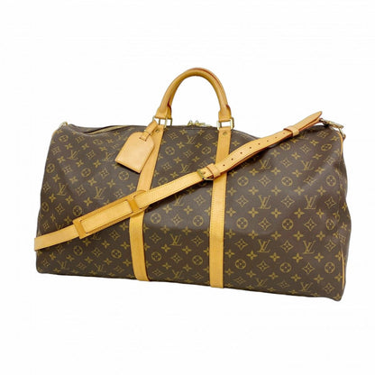 Louis Vuitton Boston Bag Monogram Keepall Bandouliere 60 Brown