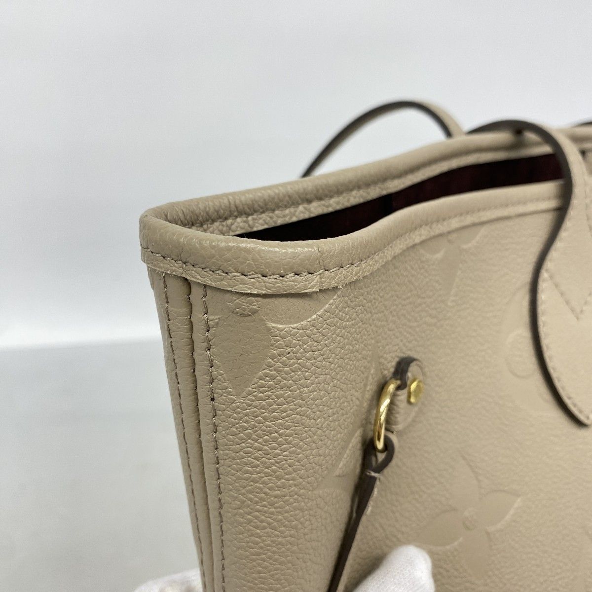 Louis Vuitton Tote Monogram Empreinte Neverfull Tourtle — view 7
