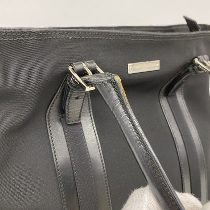 Gucci Tote 019 Nylon Black Silver — view 8