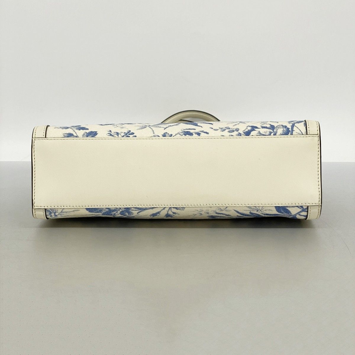 Gucci Tote Herbarium Canvas White Blue Gold — view 3