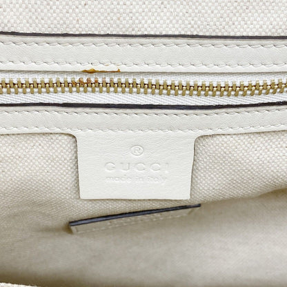 Gucci Tote Herbarium Canvas White Blue Gold — view 5