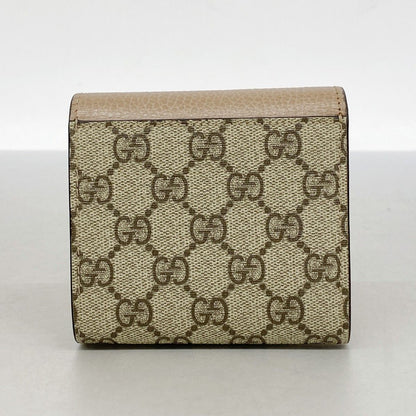 Gucci Wallet GG Marmont Supreme Leather Pink Brown Gold — view 7