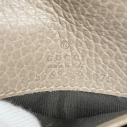 Gucci Wallet GG Marmont Supreme Leather Pink Brown Gold — view 4