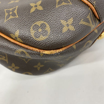 Louis Vuitton Shoulder Bag Monogram Galleria PM Brown — view 6