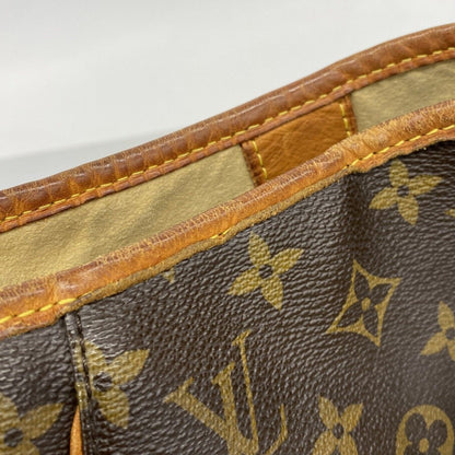 Louis Vuitton Shoulder Bag Monogram Galleria PM Brown — view 8