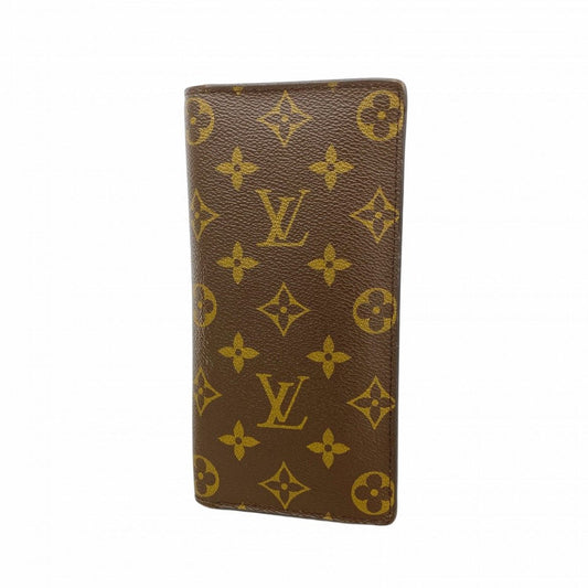 Louis Vuitton Wallet Monogram Portefeuille Brazza Brown