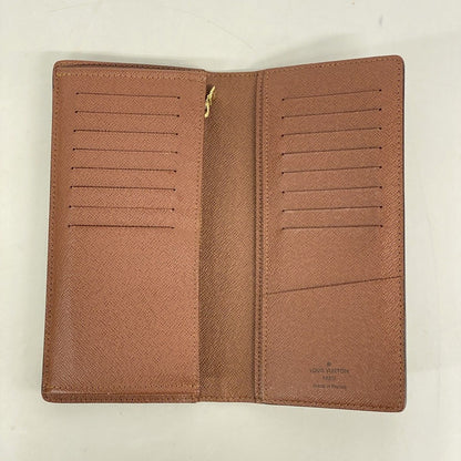 Louis Vuitton Wallet Monogram Portefeuille Brazza Brown — view 3