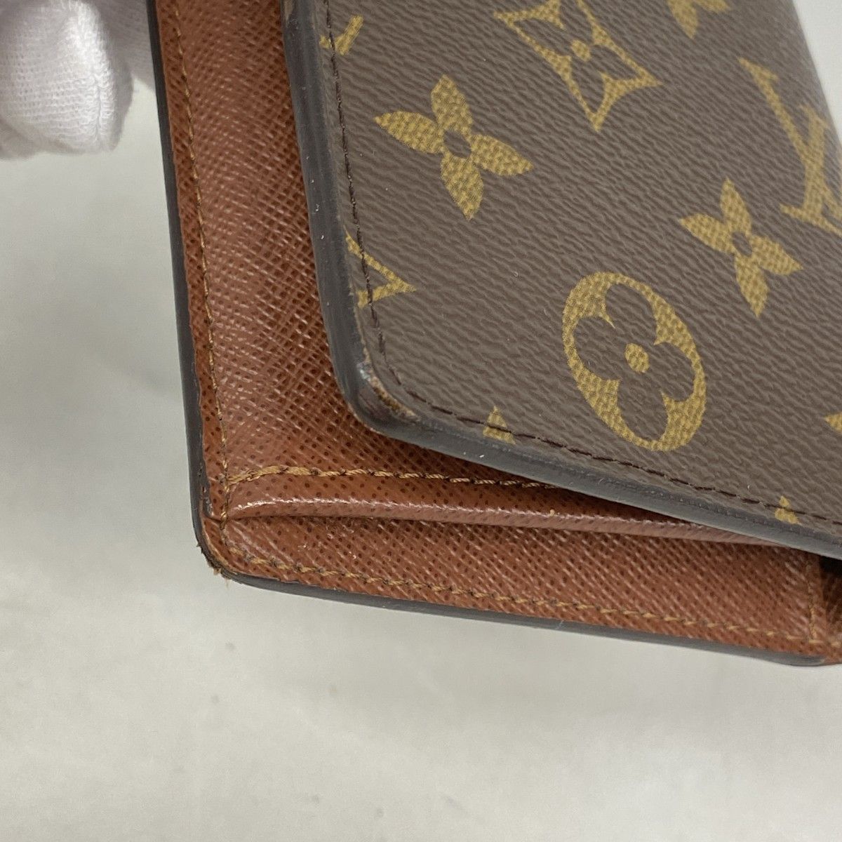 Louis Vuitton Wallet Monogram Portefeuille Brazza Brown — view 6
