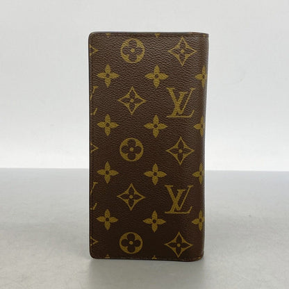 Louis Vuitton Wallet Monogram Portefeuille Brazza Brown — view 8