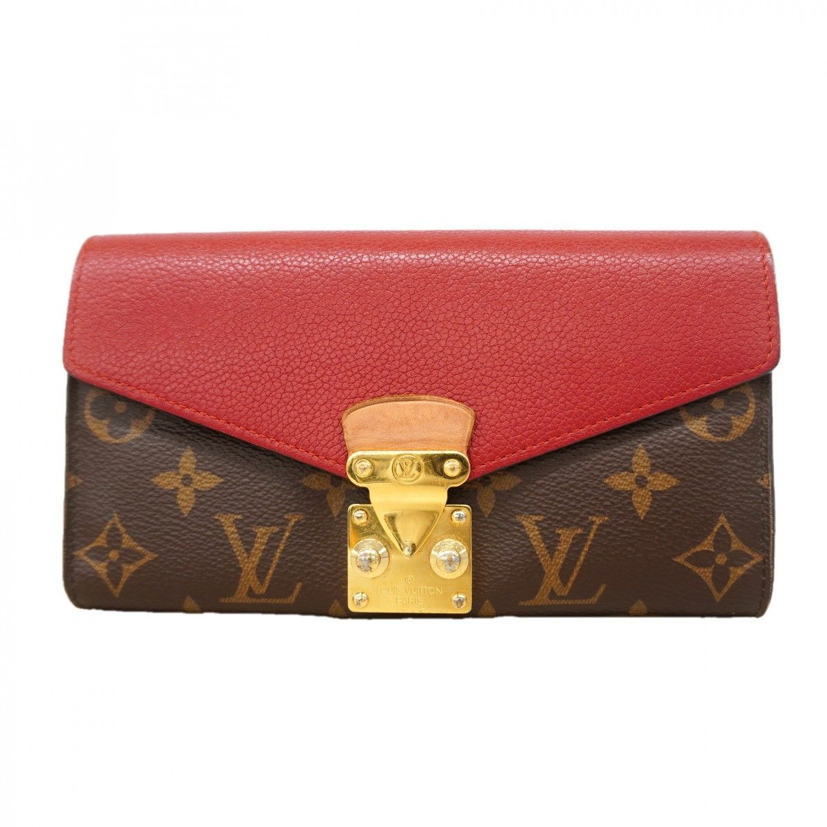Louis Vuitton Wallet Monogram Portefeuille Pallas Cerise