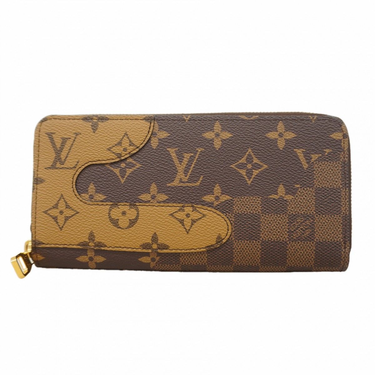 Louis Vuitton Wallet Monogram Landscape Zippy Horizontal Brown Collaboration