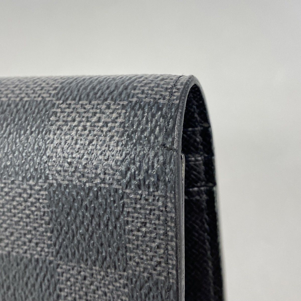 Louis Vuitton Wallet Damier Graphite Portefeuille Brazza Black — view 5